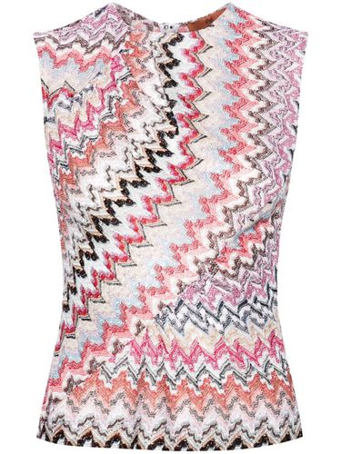 MISSONI - Zig Zag Print Tank Top - Missoni - Modalova