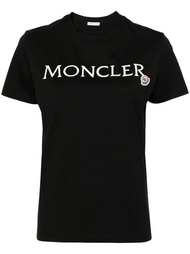 MONCLER - Logo Cotton T-shirt - Moncler - Modalova