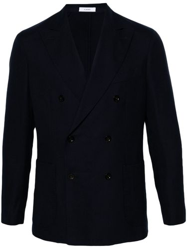 Cotton And Wool Blend Double-breasted Jacket - Boglioli - Modalova