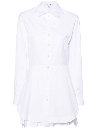 ALAÏA - Cotton Shirt Dress - AlaÏa - Modalova