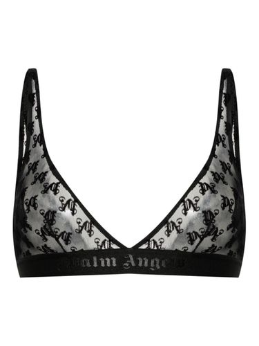 Logoed beach bra