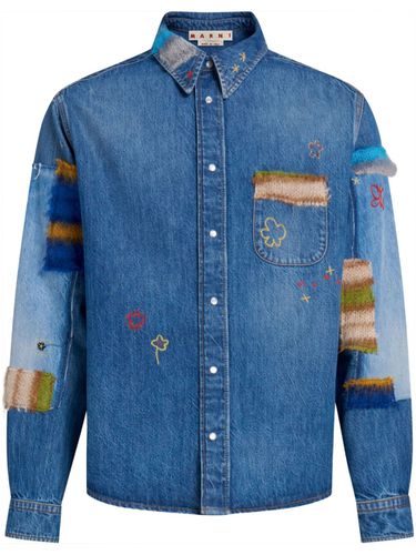 MARNI - Patchwork Denim Shirt - Marni - Modalova