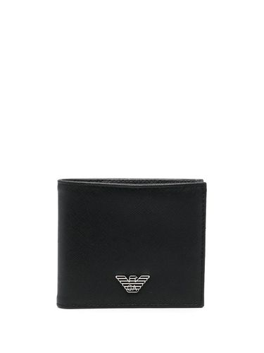 Regenerated Leather Wallet - Emporio Armani - Modalova