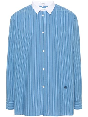 LOEWE - Striped Cotton Shirt - Loewe - Modalova