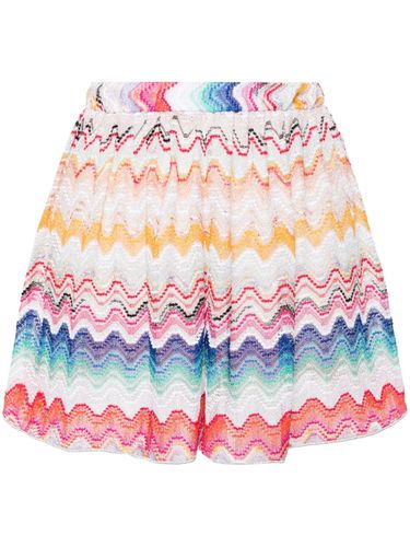 Zigzag Pattern Shorts - Missoni Beachwear - Modalova