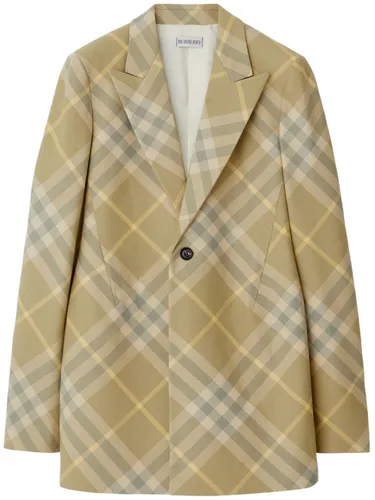 Wool Single-breasted Blazer Jacket - Burberry - Modalova