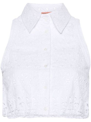 Cotton Sleeveless Shirt - Ermanno Scervino - Modalova
