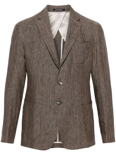 Single-breasted Blazer Jacket - Emporio Armani - Modalova