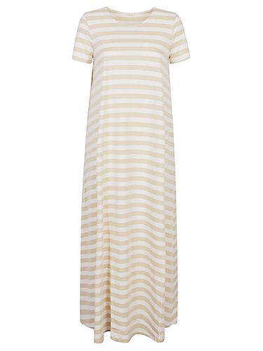 APUNTOB - Striped Cotton Long Dress - Apuntob - Modalova