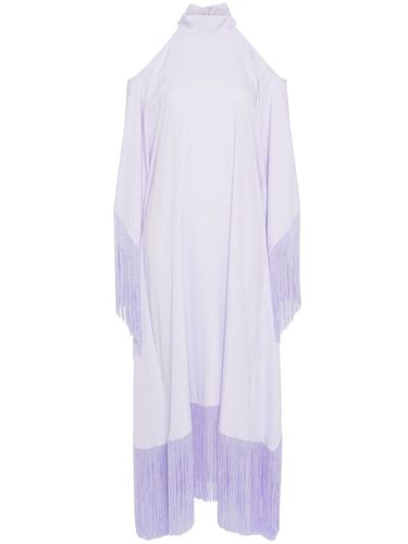 Divina Fringed Crêpe Caftan - Taller Marmo - Modalova