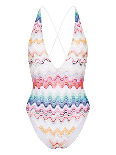 Deep Neckline Swimsuit - Missoni Beachwear - Modalova