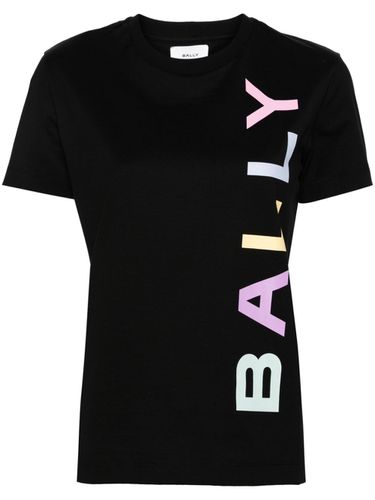 BALLY - Logo Organic Cotton T-shirt - Bally - Modalova
