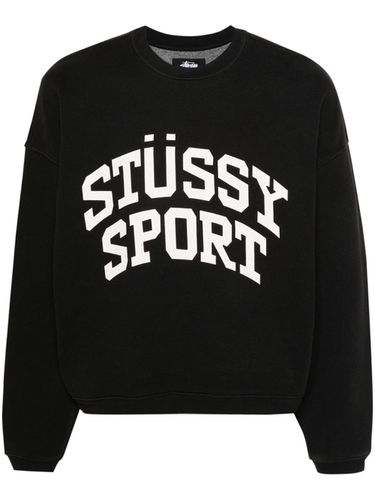 Logo Cotton Blend Sweatshirt - Stussy - Modalova