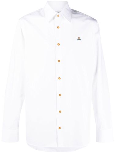 Logo Cotton Shirt - Vivienne Westwood - Modalova