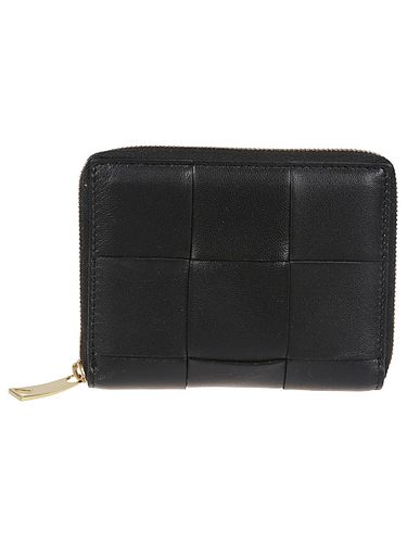 Cassette Leather Compact Wallet - Bottega Veneta - Modalova