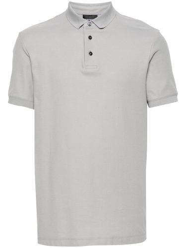 Logo Cotton Polo Shirt - Emporio Armani - Modalova