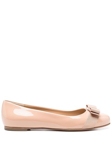 Varina Leather Ballet Flats - Ferragamo - Modalova