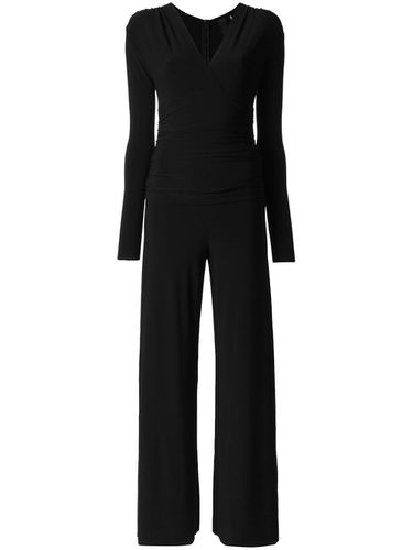 V-necked Long Jumpsuit - Norma Kamali - Modalova