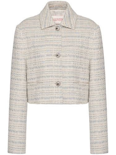 VALENTINO - Tweed Short Jacket - Valentino - Modalova