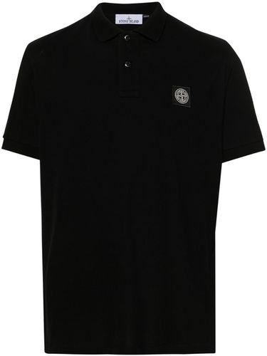 Logo Cotton Polo Shirt - Stone Island - Modalova