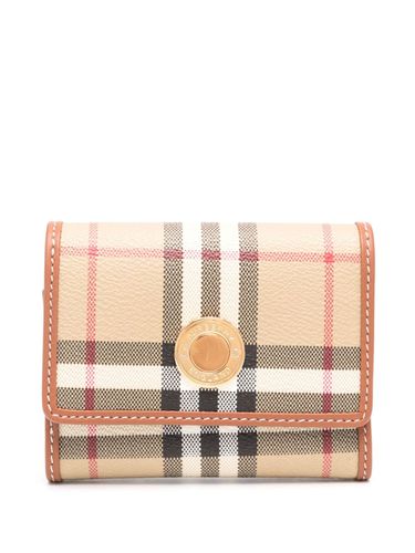 BURBERRY - Check Small Wallet - Burberry - Modalova