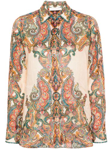 Paisley Print Oversized Shirt - Zimmermann - Modalova