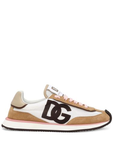 Dg Cushion Leather Sneakers - Dolce & Gabbana - Modalova