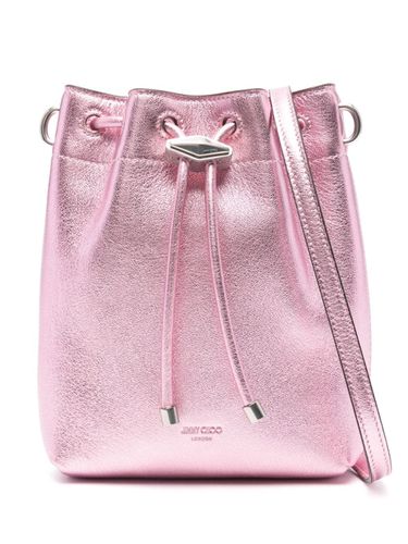 Bon Bon Metallic Leather Mini Bucket Bag - Jimmy Choo - Modalova