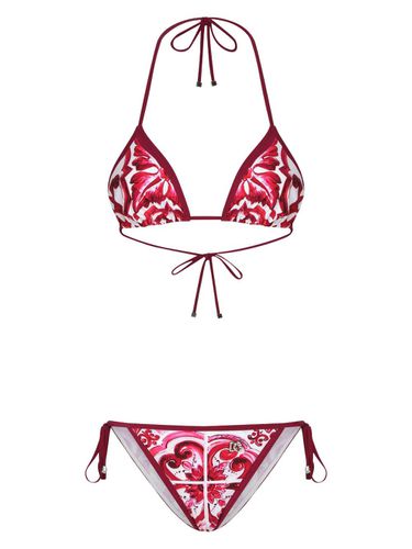Maiolica Print Bikini - Dolce & Gabbana - Modalova