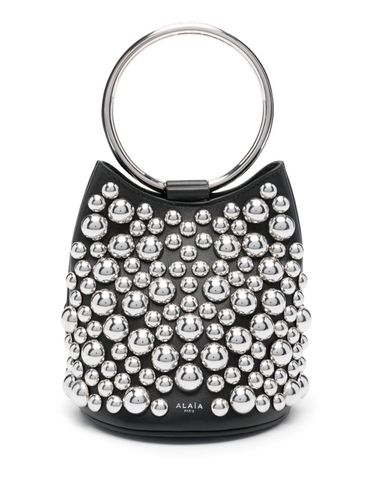 ALAÏA - Ring Mini Leather Bucket - AlaÏa - Modalova