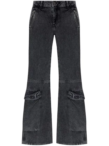 DIESEL - Flared Denim Cotton Jeans - Diesel - Modalova