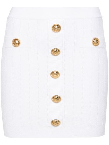 BALMAIN - Buttoned Knitted Skirt - Balmain - Modalova