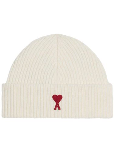 Ami De Coeur Wool Beanie - Ami Paris - Modalova