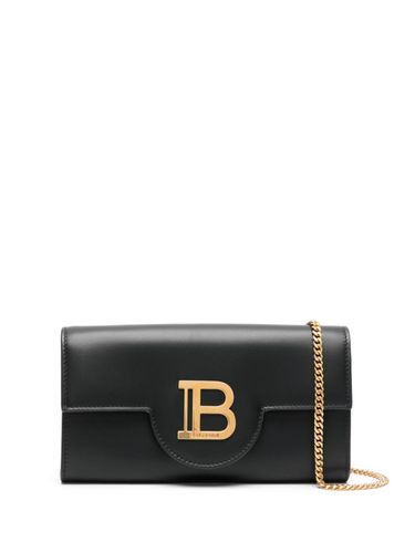 B-buzz Leather Wallet On Chain - Balmain - Modalova