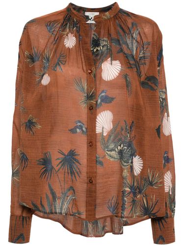 Silk Blend Printed Shirt - Forte Forte - Modalova