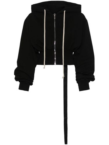 Cotton Cropped Hoodie - Rick Owens Drkshdw - Modalova