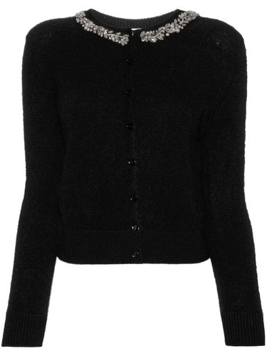 Wool Blend Embroidered Cardigan - Ermanno - Modalova