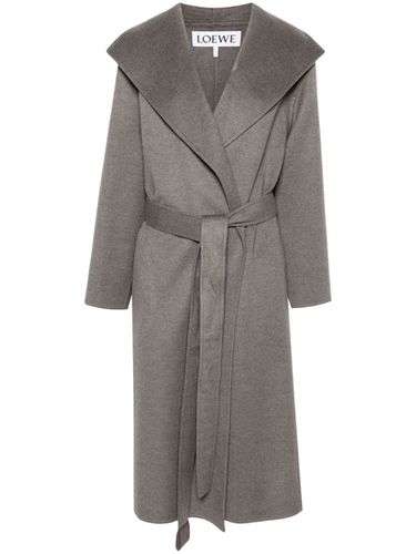 Wool And Cashmere Blend Belted Coat - Loewe - Modalova