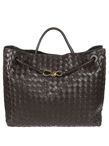 Andiamo Large Leather Tote Bag - Bottega Veneta - Modalova