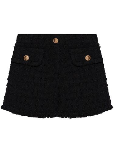 VERSACE - Bouclé Tweed Shorts - Versace - Modalova