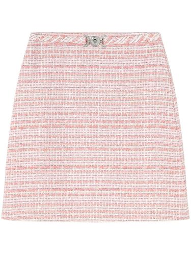 VERSACE - Bouclé Tweed Mini Skirt - Versace - Modalova