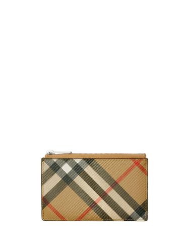 BURBERRY - Check Card Case - Burberry - Modalova