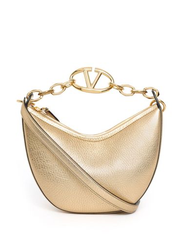 Vlogo Moon Mini Leather Hobo Bag - Valentino Garavani - Modalova