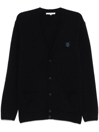 Fox Head Wool Cardigan - Maison Kitsune' - Modalova