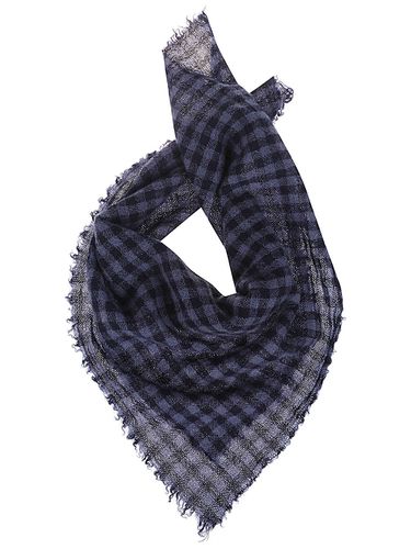 APUNTOB - Checked Cashmere Scarf - Apuntob - Modalova