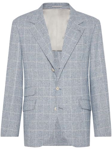 Prince Of Wales Deconstructed Jacket - Brunello Cucinelli - Modalova