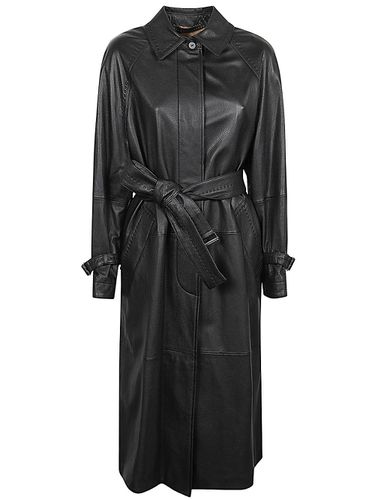 MAX MARA - Leather Trench Coat - Max Mara - Modalova