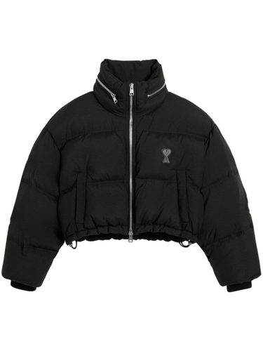 AMI PARIS - Nylon Short Down Jacket - Ami Paris - Modalova