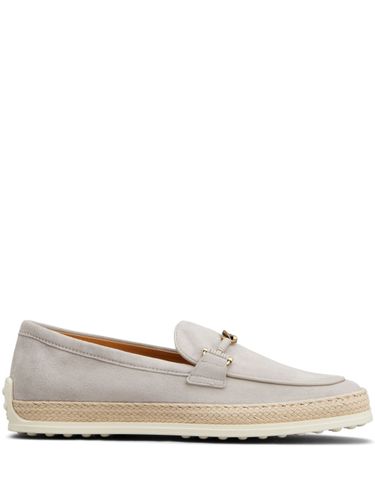 TOD'S - Suede Leather Loafers - Tod's - Modalova