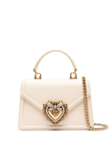 Devotion Small Leather Handbag - Dolce & Gabbana - Modalova